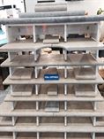 ATLANTIC GREY - MED TRAVERTINE - MANISA WHITE POOL COPINGS